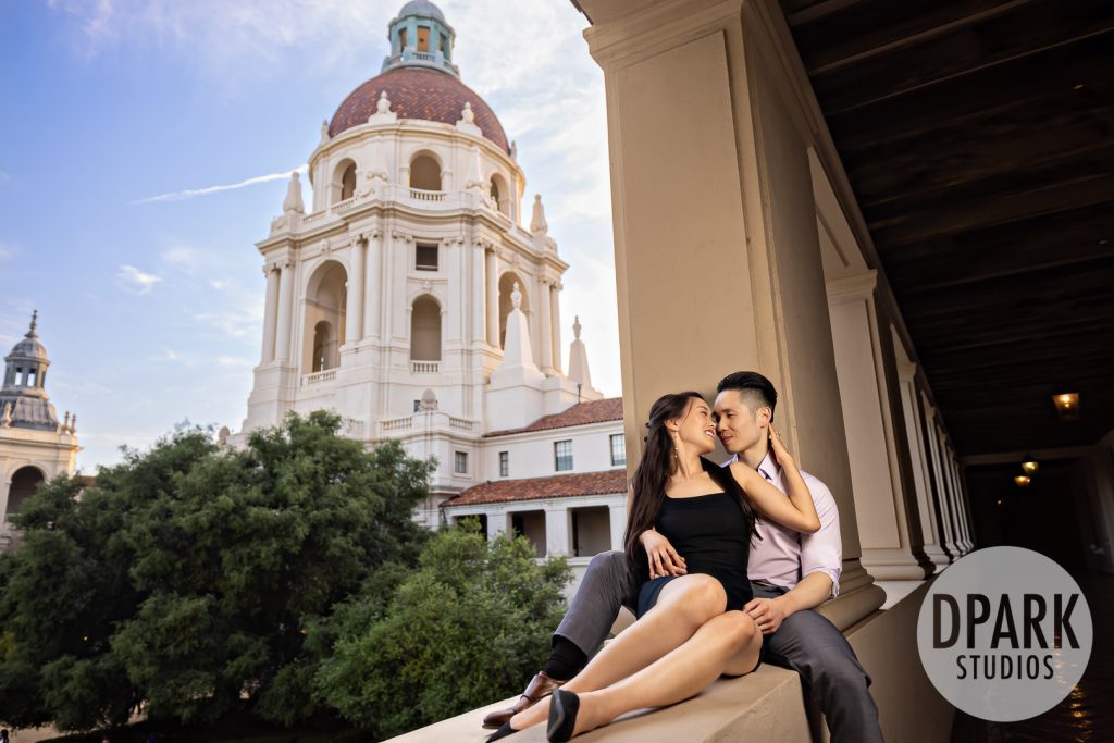 grand-romantic-engagement-photos-pasadena-city-hall