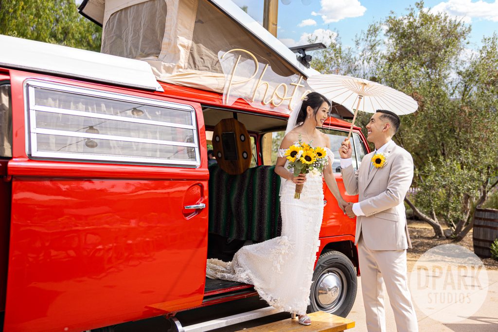 Groom's emotional reaction during first dance at Gold Coast Farms by award-winning D. Park Studios