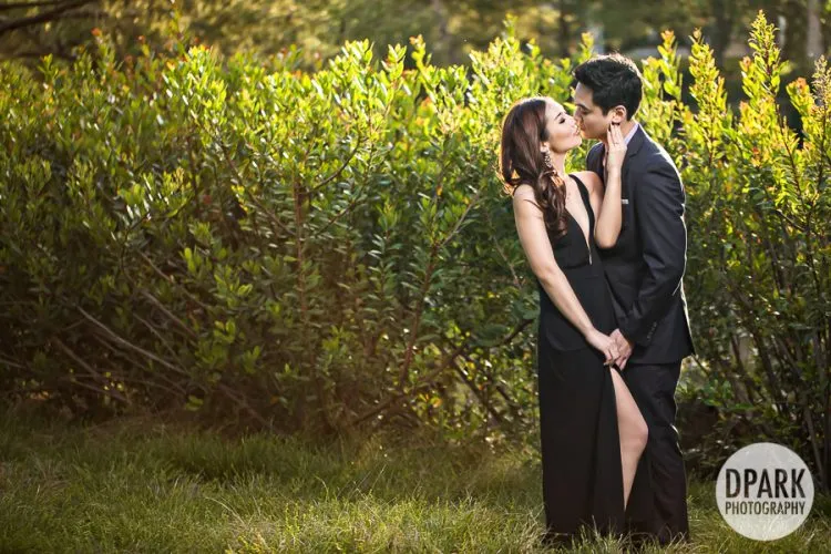 Korean drama inspired sexy and romantic Irvine Jeffrey Open Space Trail Japanese bride and groom engagement