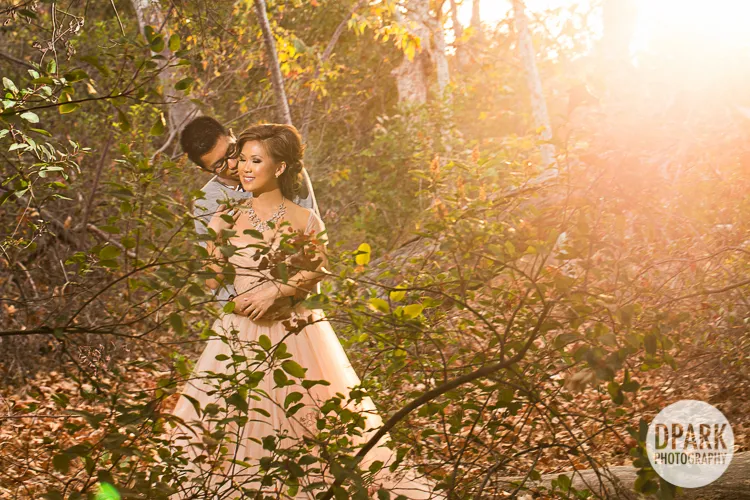 Irvine Regional Park Chinese bride and groom Jane Austen inspired engagement